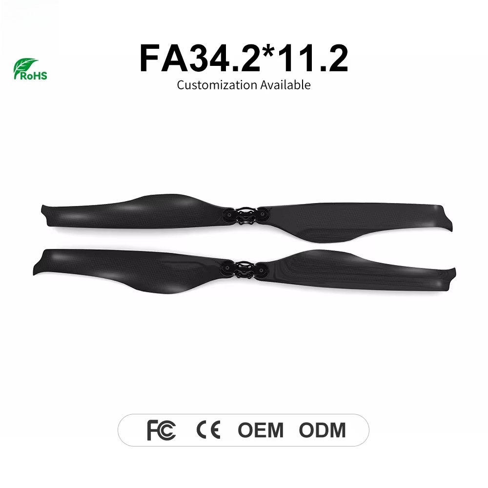 Drone Propeller - Складной карбоновый пропеллер FA34.2x11.2 дюйма, тяга