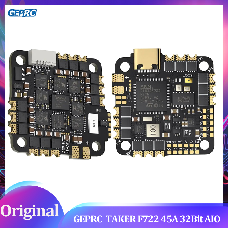 F722 Flight Controller - GEPRC TAKER F722 45A 32-битный AIO