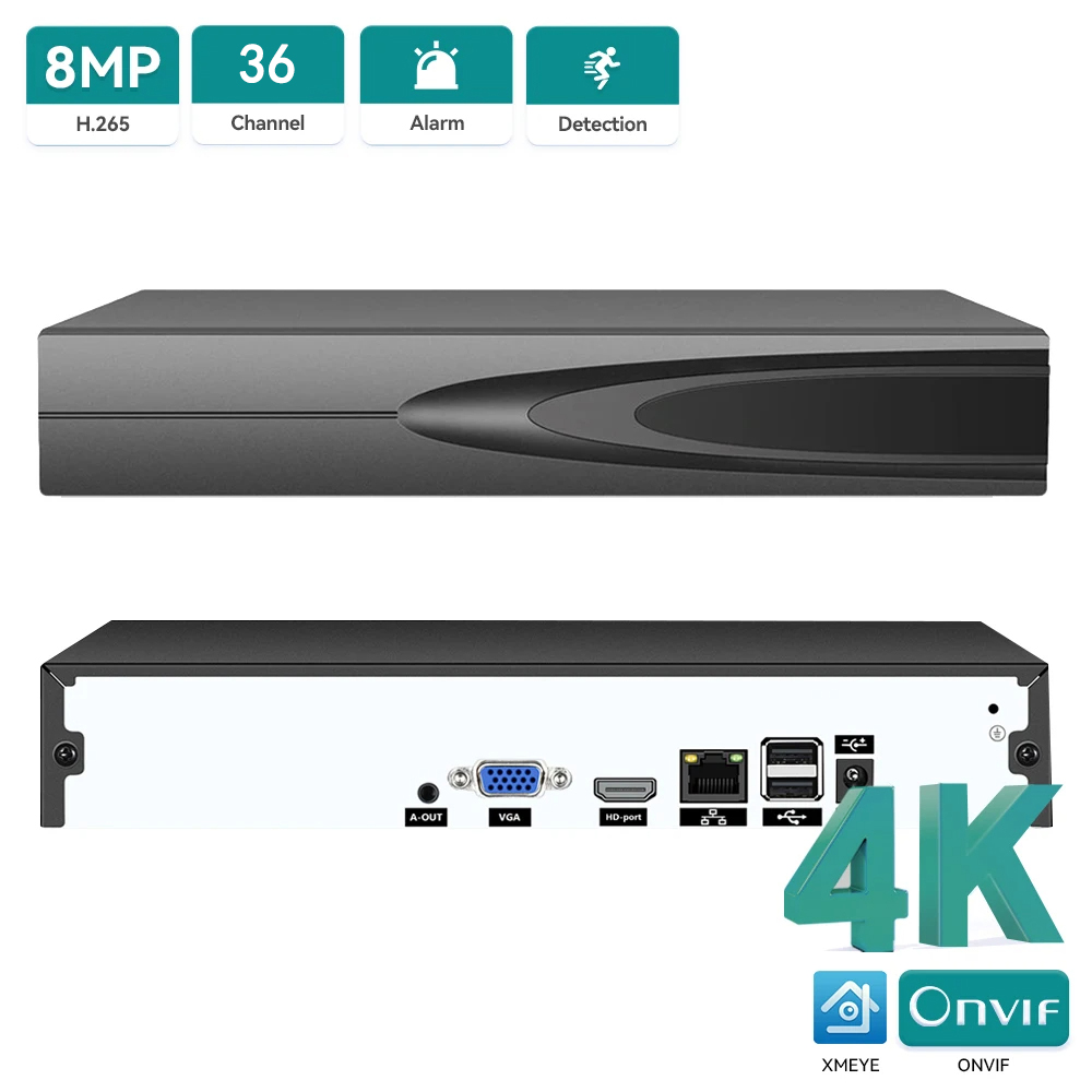 Hd Zero Camera - Сетевой видеорегистратор 4K ONVIF CCTV NVR