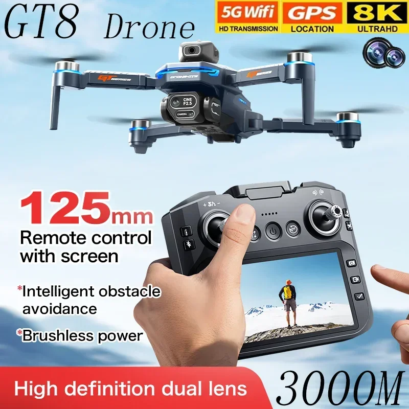 Дрон GT8 с функцией обхода пре – обзор и цена Dji Mini Drone