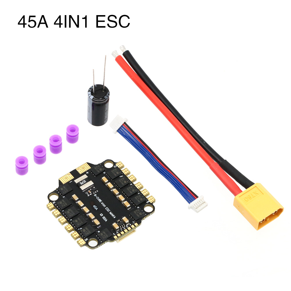 UAngel 4IN1 45A 60A ESC BLHELI – обзор и цена Lipo Battery 6S