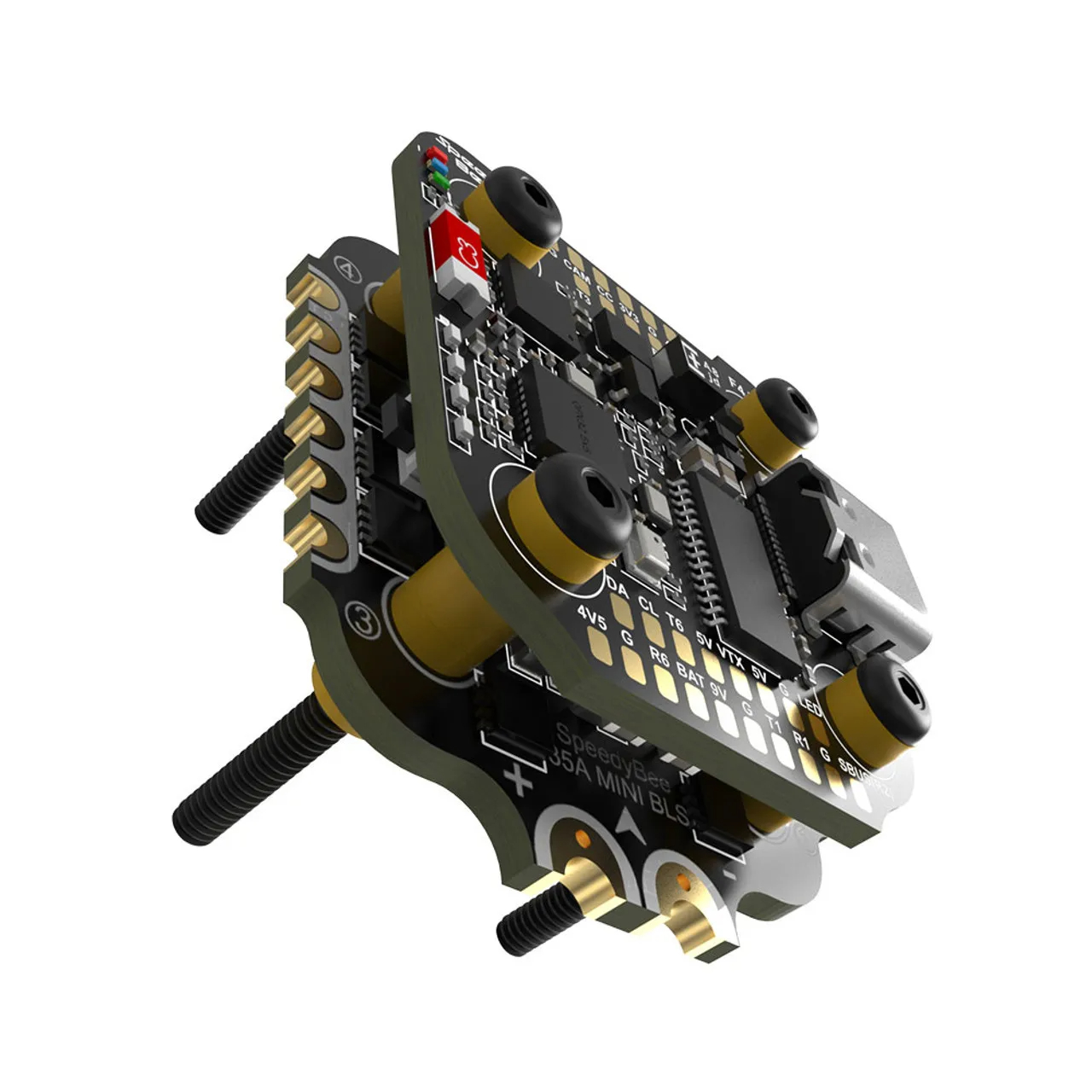 Полетный контроллер SpeedyBee  – обзор и цена 4 In 1 Esc